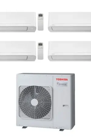 Achat Immédiat Climatiseur quadri split Naka RAS-5M34G3AVG-E, Tailles 24 + 13 + 10 + 10