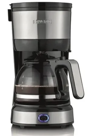 Marque Cafetière 4 tasses 4808 à filtre inox et noire