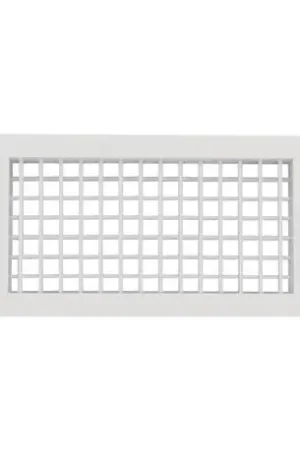 Acheter Direct Grille de soufflage double déflexion à ailettes mobiles GDA anodisée 400x150 mm