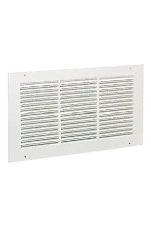 Acheter En Ligne Grille de reprise en acier peint à ailettes fixes GRE 200x200 mm