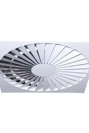 Acheter Direct Diffuseur à jet hélicoïdal à ailettes fixes inclinées RXO-R 600x600 mm