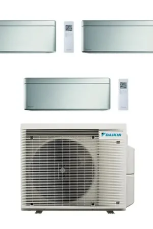 Achat Immédiat Climatiseur tri split Stylish 3MXM68A9, Tailles 20 + 20 + 35 Argent