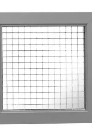 Top Vente Grille de reprise à mailles fixes, alu, D 500 x 400 mm