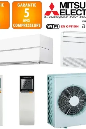 Achat Immédiat Mitsubishi Bi-split MXZ-4F83VF + MFZ-KT25VG + MSZ-LN50VGW