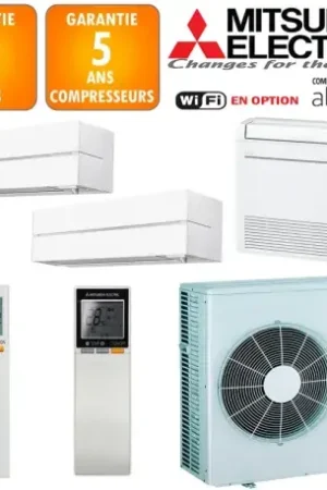 Achat Immédiat Mitsubishi Tri-split MXZ-6F120VF + MSZ-LN25VGW + MFZ-KT35VG + MSZ-LN50VGW