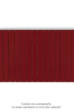 Acheter Direct Fassane Premium EL H, commande RF,Ruby Red 3003, 1500W H700 mm / L1201 mm