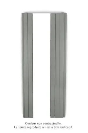 Acheter Direct Fassane Premium EL miroir cde RF Grey Aluminium 9007, 1000W, H1817mm / L740mm