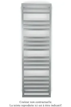 Produit De Marque Kadrane Spa EC, Finition inox, 393W, H 1507 mm/ L 450 mm, robinet chromé