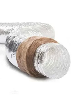Acheter Direct Gaine Ø 250mm Souple isolée Ep 25 mm - L10 m