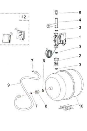 Commander Vite Kit hydraulique HT avec sonde radio