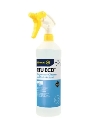 Paiement Sécurisé RTU ECD - spray de 1 L nettoyant et désinfectant pour évaporateur.