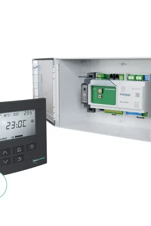 Kit de régulation BAILLZONING à 2 zones thermostats Anthracites Vente Directe