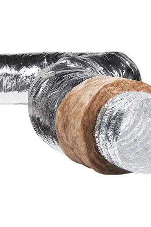 Achat Immédiat Gaine Ø 80 mm souple isolée Ep25 mm - L 10 m