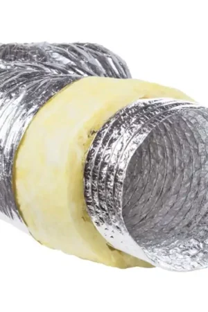 Expédition Rapide Gaine souple isolée ø125mm Longueur 3m Isolation phonique 25mm