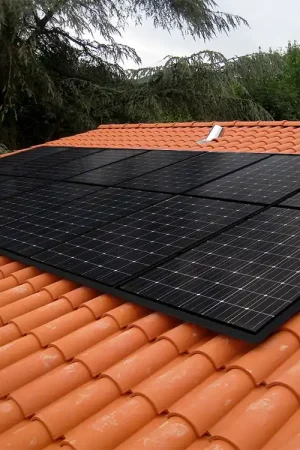 Dernière Chance Fixation Toiture TUILE 2 x 7 panneaux solaires max-1160mm (Barre 28 x 1,24m)