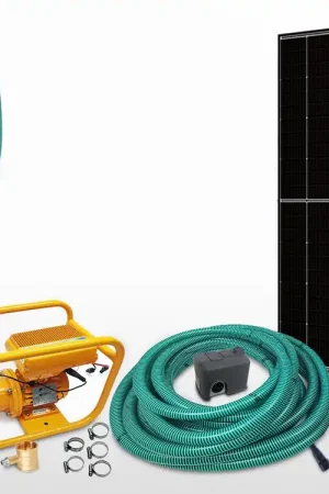 Expédition Rapide Kit motopompe solaire cuve SOLARIS 500 - pressostat (40m - 2,7m³/h)