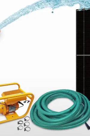 Kit motopompe solaire portable SOLARIS 500 (40m - 2,7m³/h) Marque
