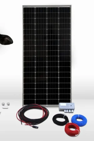 Authentique Kit pompe solaire immergée pour abreuvoir SHURFLO - pressostat (70m - 0,4m³/h)