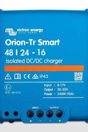 Usine Directe Chargeur CC isolé Orion-Tr Smart 48/24-16 (380W) Victron (48V / 24V - 16A)