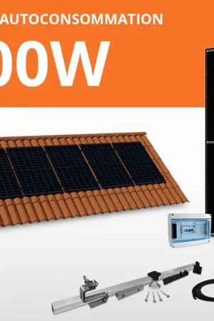Kit solaire autoconsommation Enphase/Trina monophasé 3kW (Portrait 1 x 6) Bon Marché