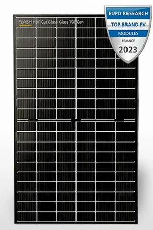 Panneau solaire monocristallin Bi-verre / Bi-facial DUALSUN (500W) Top Vente