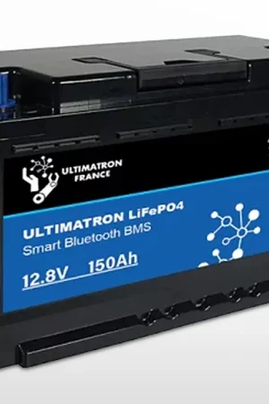 Batterie lithium Sous Siège ULTIMATRON LiFePO4 Smart BMS 12V / 150Ah (1.9kWh) Usine Directe