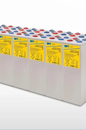 Haute Qualité Parc de 12 batteries SONNENSCHEIN OPzV A602/750 Solar (24V / 727Ah (17,4kWh))