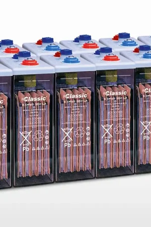 Prix Réduit Parc de 12 batteries EXIDE GNB Classic OPzS Solar 1080 (24V / 1080Ah (25,9kWh))