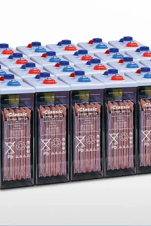 Usine Directe Parc de 24 batteries EXIDE GNB Classic OPzS Solar 450 (48V / 450Ah (21,6kWh))