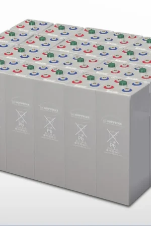 Offre Du Jour Parc de 24 batteries HOPPECKE OPzV Sun Power VR L 2-1375 (48V / 1553Ah (74kWh))
