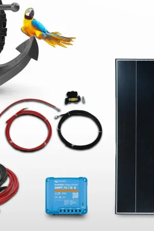 Kit panneau solaire Back-Contact (noir) MPPT monocristallin 130W (12V) Paiement Sécurisé