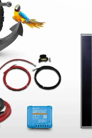 Kit panneau solaire Back-Contact (noir) MPPT monocristallin 80W (12V) Authentique