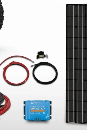 Kit panneau solaire Camping-car MPPT monocristallin UNITECK 300W (12V / 24V) Authentique