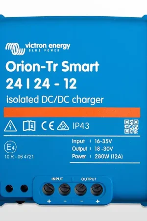 Pas Cher Chargeur CC isolé Orion-Tr Smart 24/24-12 (280W) Victron (24V / 24V - 12A)