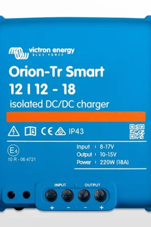 Top Vente Chargeur CC isolé Orion-Tr Smart 12/12-18 (220W) Victron (12V / 12V - 18A)