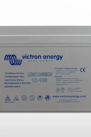 Batterie au plomb carbone 12V/106Ah (M8) Victron (1.27kWh) Promotion Saisonnière