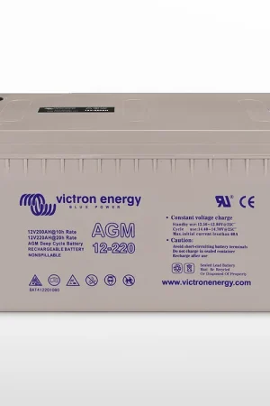 Batterie AGM à décharge lente (M8) Victron 12V / 240Ah (2.88kWh) Nouvelle Collection
