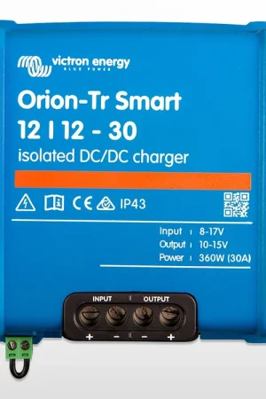 Chargeur CC isolé Orion-Tr Smart 12/12-30 (360W) Victron (12V / 12V - 30A) Haute Qualité