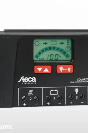 Prix Cassé Régulateur solaire STECA Solarix 4040 - LCD+USB (40A - 12 / 24V)