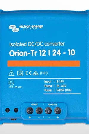 Expédié Aujourd'hui Convertisseur CC isolé Orion-Tr 12/24-10 (240W) Victron (12V / 24V - 10A)