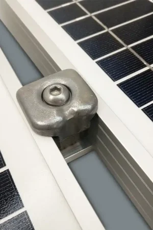 Extension Toiture BAC ACIER pour 1 panneau solaire PAYSAGE (Cadre 30-50mm) Prix Réduit